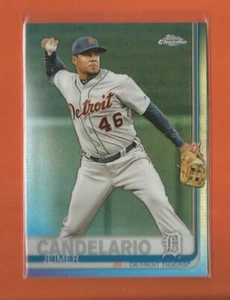 Topps 2019 refractor cromado Jeimer Candelario #63 Detroit Tigers - Imagen 1 de 1
