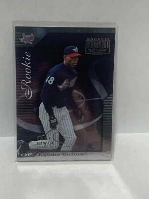 2001 Donruss Sig Series HAWAII TRADE CONFERENCE stamped ELPIDIO GUZMAN #d 01/10 - Image 1 of 2