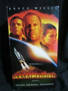 Armageddon VHS 1998 Bruce Willis Sci-Fi Action Michael Bay EXCELLENT PLAY OMG! - Picture 1 of 9