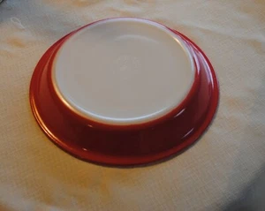 Vtg Pyrex Primary Flamingo Pink 209 8.5 in Round Pie Plate Nice color Solid - Picture 1 of 5