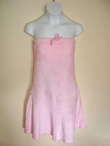 NEW Body Glove Pink Mini Dress Beach Cover Up Strapless w Built in Shelf Bra M - Picture 1 of 5