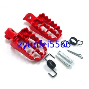 Quality Dirt Pit Bike Aluminum Foot Pegs Rest Footpegs CRF50 PW50 PW80 KLX TTR - Bild 1 von 3