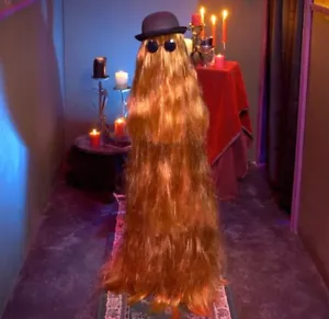 Cousin Itt Animatronic The Addams Family 4 pies de alto bailando Halloween por Tekky - Imagen 1 de 3