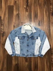 Moschino Designer Vintage Denim Jacket Made In Italy Tag Size GB40 ( Large ) - Picture 1 of 12