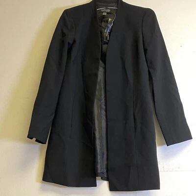 Black Label By Evan-Picone Women's Long Sleeve Suit Jacket Size 4 Color Black - Image 1 of 4