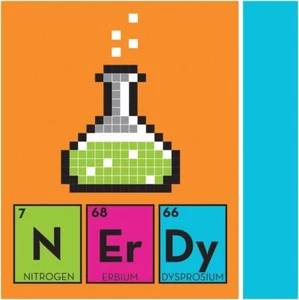 Get Nerdy 80's Pixel Retro Nerd Kids Birthday Party Paper Beverage Napkins - Picture 1 of 1