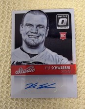 2016 Panini Donruss Optic Studio Signatures Kyle Schwarber #SSKS Rookie Auto RC