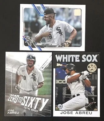 2021 Topps Series 2 Jose Abreu SP Photo Variation #331+86B-18 Chicago White Sox - Image 1 of 2