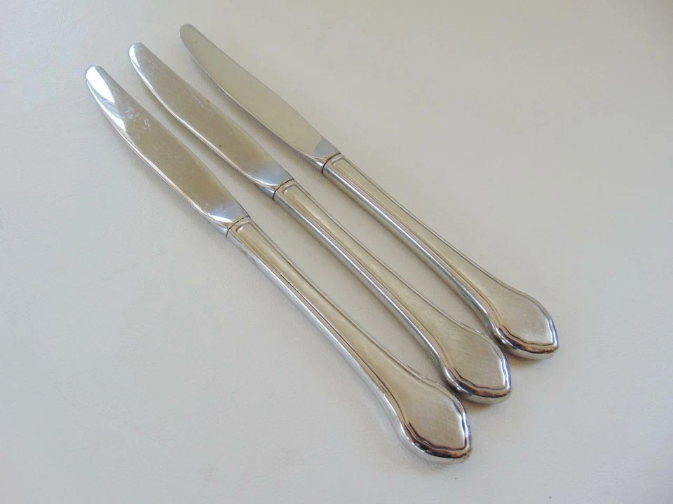 Lote de 3 cuchillos Oneida SUMMER MIST-AUTUMN GLOW Wm A Rogers acero inoxidable Foto 1 de 1