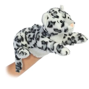Aurora - Hand Puppet - 12" Snow Leopard Interactive Stuffed Animal - Picture 1 of 4