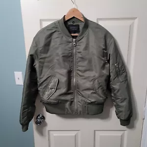 Eleven Paris LA Collection JUXY Green Corset Bomber Jacket Women's M NWOT - Picture 1 of 12