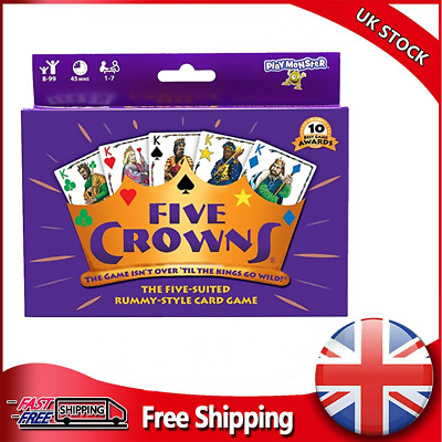 Card Game The New Version New Five Crowns Fun Party Game Card Game Stock UK • 7.90£