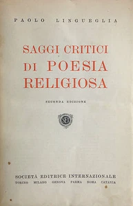 SAGGI CRITICI  DI POESIA  RELIGIOSA - Foto 1 di 1