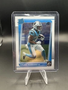 2021 Panini Donruss Optic - Rated Rookie Chuba Hubbard #225 (RC) - Picture 1 of 2