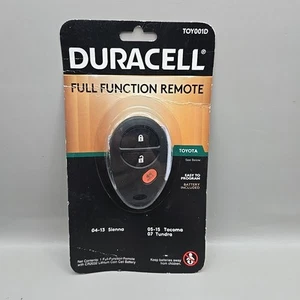 NEW Duracell Toyota Sienna/Tacoma/Tundra Full Function Keyless Remote TOY001D - Bild 1 von 3