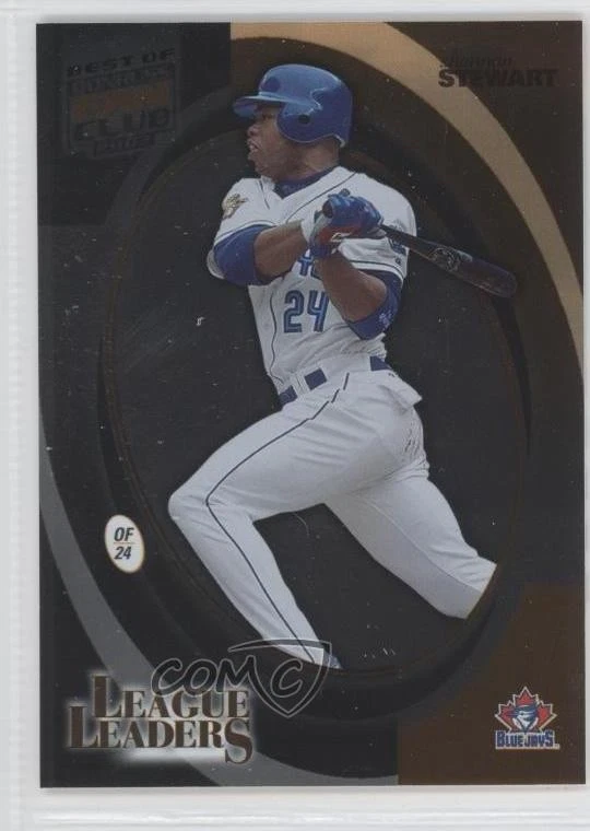 2002 Donruss Best of Fan Club League Leaders /300 Shannon Stewart #LL-28 - Image 1 of 2