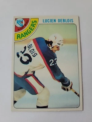 1978-79 Topps #136 Lucien DeBlois RC Rookie New York Rangers Hockey Card G8 - Image 1 of 2
