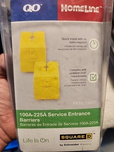 Square D PKSB1HACP 100 AMP - 225 AMP Service Eingang Barrieren 2er Pack - Bild 1 von 1