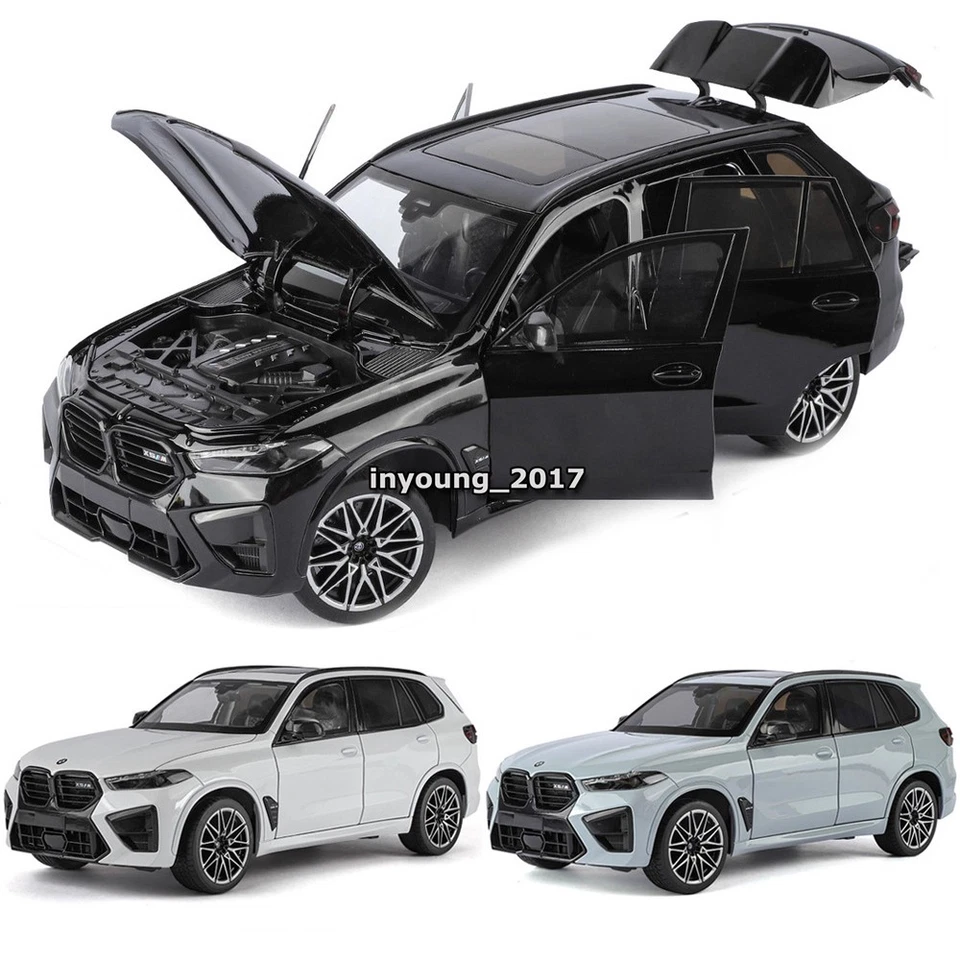 1/18 BMW X5 M Competition LCI Model Car Diecast SUV Metal Vehicles Collection - Image 1 of 4