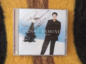 DONNIE OSMOND SIGNED CD "Christmas At Home" - Picture 1 of 3
