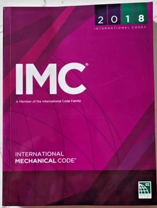 IMC 2018 International Mechanical Code Paperback Books Free Shipping - Picture 1 of 6
