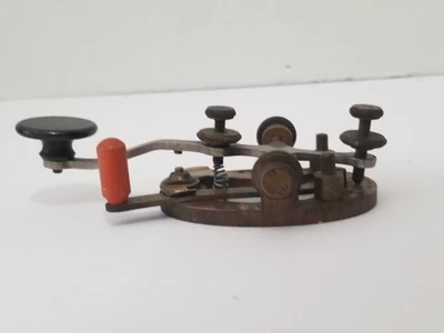 Western Electric telegraph key 1A AT&T CO. Morse Code Straight Key - Image 1 of 4