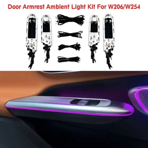 64 Farben Tür Armlehne Ambiente Licht Set für Mercedes Benz C W206 X254 2022-2023 - Bild 1 von 15