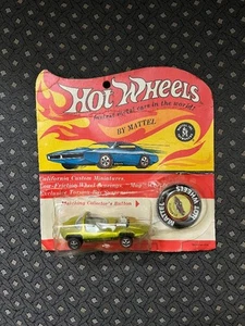 1967 Hot Wheels Silhouette in Blister Lime Green - Original Sweet 16 - Picture 1 of 4