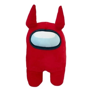 Among Us Red Plush - Devil Horns Genuine Toikido Toy 12 Inch VGC - Picture 1 of 6