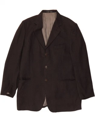 JAEGER Mens 3 Button Blazer Jacket IT 54 2XL Grey New Wool CP69 - Image 1 of 4