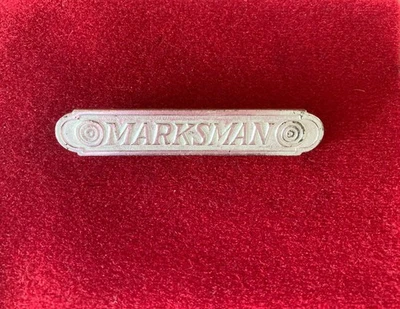 Medalla de tirador USMC de la Segunda Guerra Mundial - esterlina Foto 1 de 3