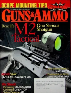 Guns & Ammo Magazine December 2008 Benelli's M2 Tactical One Serious Shotgun - Picture 1 of 3