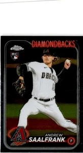 Tarjeta de béisbol Andrew Saalfrank Topps cromada 2024 - Imagen 1 de 1