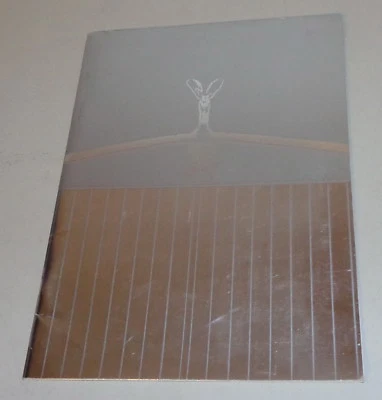Brochure Rolls Royce Silver Spur + Sprint + Corniche II Tedesco Anno 1987 - Immagine 1 di 3