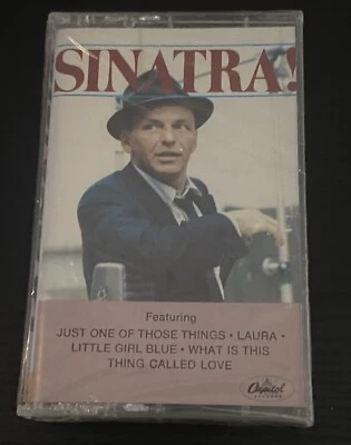 NEW OLD STOCK SEALED Sinatra! by Frank Sinatra Cassette 1983 Capital Records - Image 1 of 3