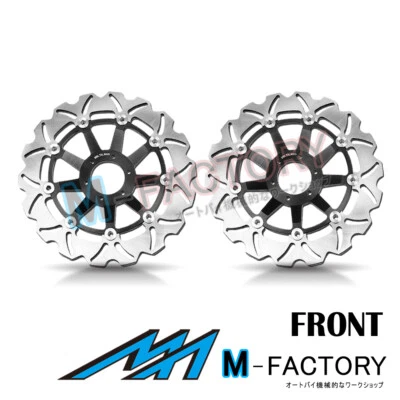 Rotor de disco de freno delantero flotante x2 para Honda CB600F HORNET 00-06 01 02 03 04 Foto 1 de 2