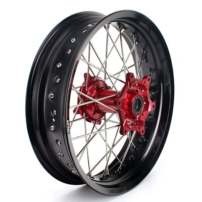 For Honda 17x4.25 Supermoto Rear Wheel Rim CR125R CR250R CRF250R CRF450R CRF450X — 第 1/4 张图片