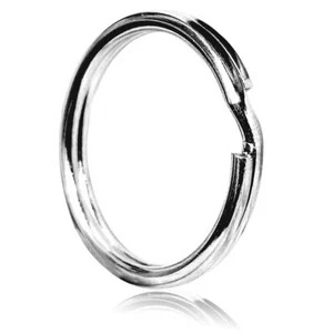 100 PCS 3/4 inches Split Round Metal Keyring for Home/Car/Outdoor/Arts - Picture 1 of 7