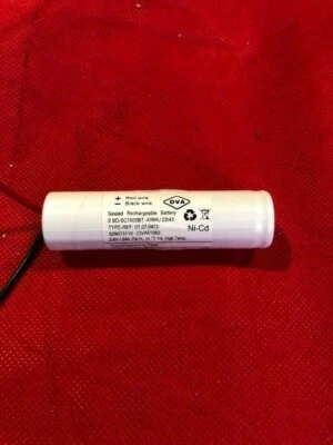 SCHNEIDER OVA51060 2,4V 1,5Ah Batteria Ni-Cd Ricaricabile Lampade emergenza