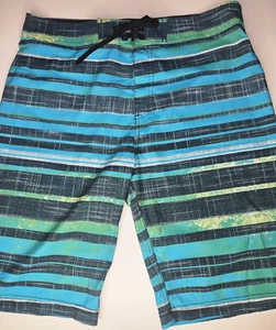 PRANA Men's Board Shorts Swim Shorts Tie Waist Multicolored Size 34 - Picture 1 of 10