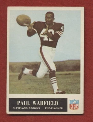 1965 Philadelphia #41 Paul Warfield RC Rookie Browns EX+ NICE CARD - Image 1 of 2