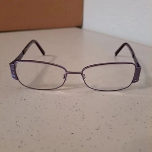 Jessica McClintock Eyeglasses 4008 Lilac Oval Designer *FRAMES ONLY E-56 - Bild 1 von 9