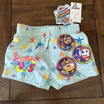 Bañador Nickelodeon Paw Patrol Pantalones Cortos de Natación Niños Pequeños 3-6 Meses Azul Foto 1 de 3