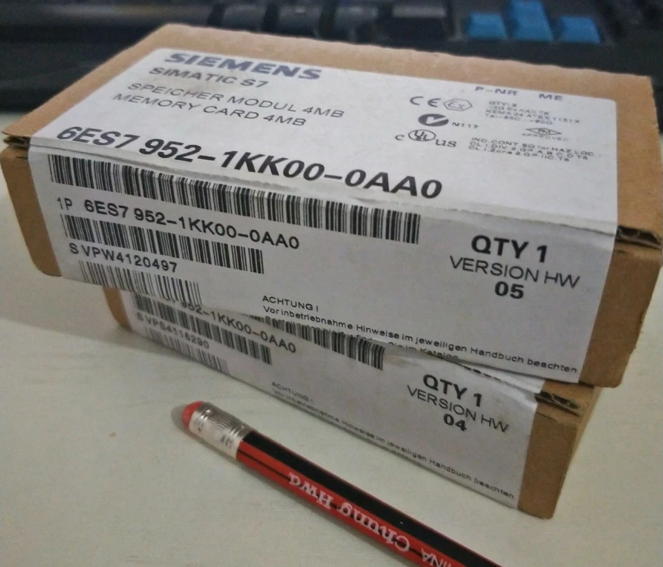 Siemens 6ES7952-1KK00-0AA0 SIMATIC S7 MEMORY CARD S7-400 5V FLASH-EPROM NEW - Image 1 of 1