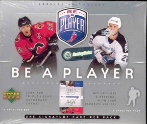 2005/06 Upper Deck Be A Player Signature Hockey Hobby Box