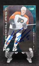 Kim Johnsson 2001-02 Parkhurst Autographed Card - Philadelphia Flyers MINT