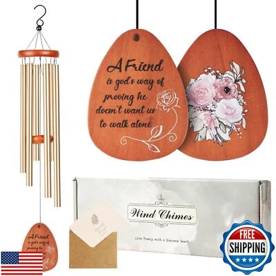 Presentes de amizade femininos. Sinos de vento para Bestie. Gif de aniversário Best Friends - Imagem 1 de 4