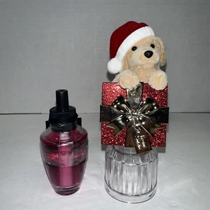 NEW Bath & Body Works Christmas Santa Puppy Wallflower Plug + Fragrance - Picture 1 of 3