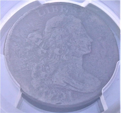 1801 Cent , PCGS Good details  , rare older   coin       #1353 Cover