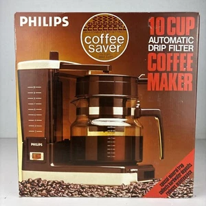 Vintage Philips Type HD 5142 Drip Coffee Maker Machine - New in open Box - Foto 1 di 6